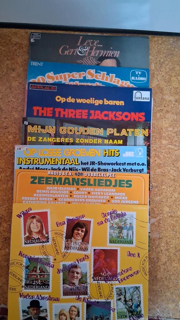 Diverse Vinyl LP's - Jaren '60, '70, '80, Cd's en Dvd's, Vinyl | Pop, Gebruikt, 1960 tot 1980, 12 inch, Verzenden