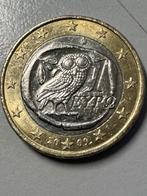 1 euro munt uil 2009, Postzegels en Munten, Munten | Europa | Euromunten, 1 euro, Griekenland, Losse munt, Goud