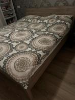 Ikea bed 180x200 cm incluisef 2 Sultan matrassen en topper, Ophalen, Tweepersoons, Zo goed als nieuw, 180 cm