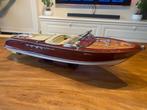 Riva Aquarama 1:10 87 CM Creme leder, Hobby en Vrije tijd, Modelbouw | Boten en Schepen, Ophalen of Verzenden, Nieuw, Groter dan 1:32