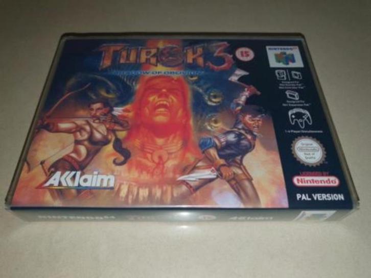 Turok 3 Shadow of Oblivion N64 Game Case, Spelcomputers en Games, Games | Nintendo 64, Zo goed als nieuw, Verzenden