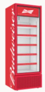 budweiser koelkast 646ltr, Verzamelen, Biermerken, Ophalen, Nieuw, Reclamebord, Plaat of Schild, Overige merken