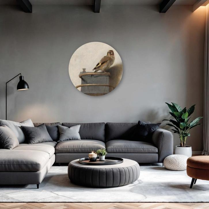 Muurcirkel Het puttertje - Carel Fabritius, Huis en Inrichting, Woonaccessoires | Wanddecoraties, Nieuw, Ophalen of Verzenden