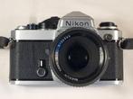 Fotocamera Nikon FE met lenzen en accessoires, Ophalen, Zo goed als nieuw, Spiegelreflex, Nikon