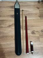 Vintage Biljartkeu in goede staat professioneel, Sport en Fitness, Ophalen of Verzenden, Gebruikt, Keu of Ballen