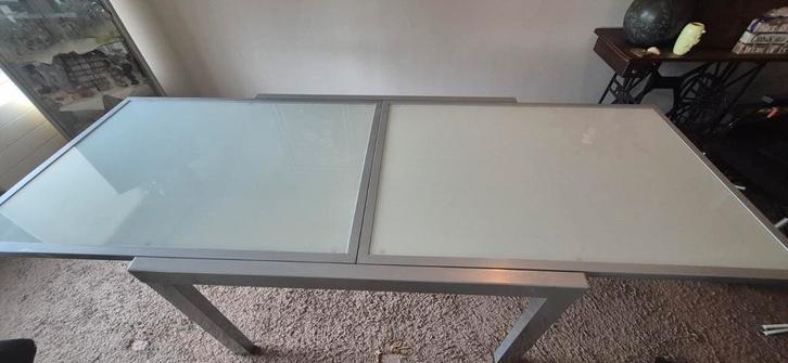 Uitschuifbare eettafel tot 250!, Huis en Inrichting, Tafels | Eettafels, Zo goed als nieuw, 50 tot 100 cm, 200 cm of meer, Rechthoekig