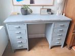 Houten vintage kinderbureau, Ophalen, Gebruikt, Bureau