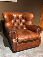 Vintage Ralph Lauren Chesterfield Oorfauteuil, Gebruikt, Ralph Lauren, 100 tot 125 cm, Elegant Vintage