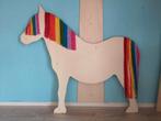 Houten boom en pony wanddecoratie, Ophalen, Gebruikt, Wanddecoratie