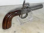 antiek pistool Luik  mooie gravering, Ophalen of Verzenden
