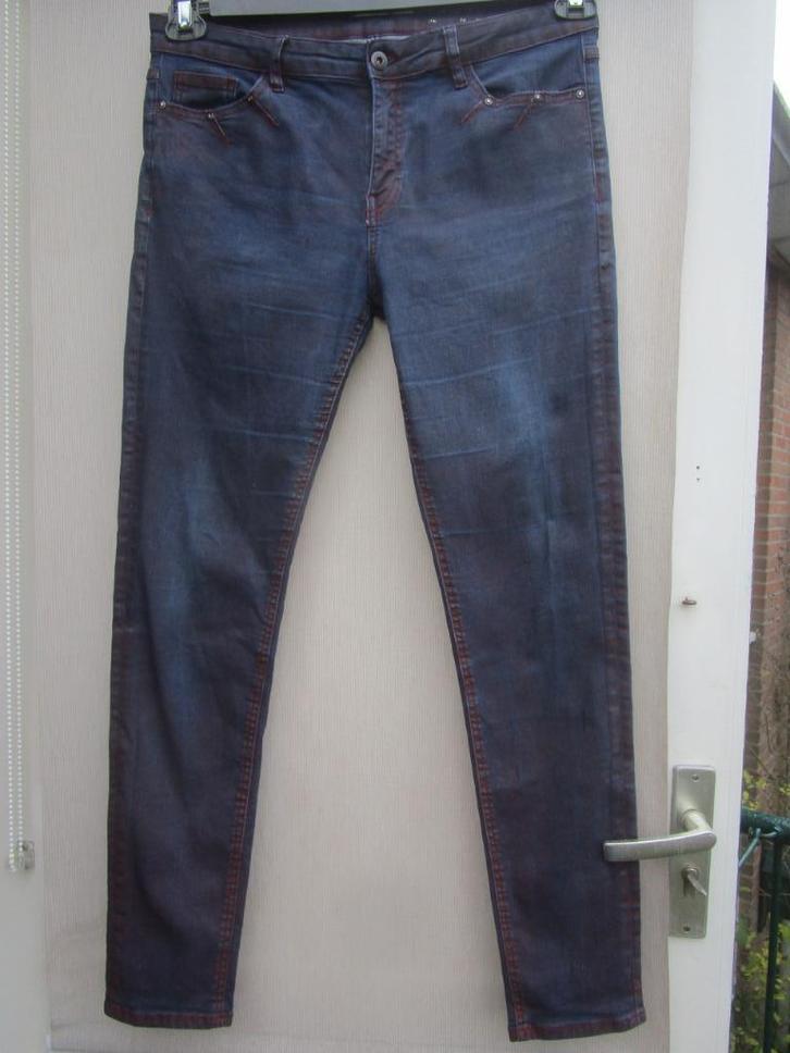 Spijkerbroek EDC mt 40 donkerblauw, Kleding | Dames, Spijkerbroeken en Jeans, Zo goed als nieuw, W30 - W32 (confectie 38/40), Blauw