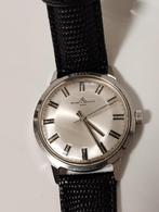 Vintage Baume & Mercier heren horloge, Sieraden, Tassen en Uiterlijk, Horloges | Heren, Staal, Ophalen, Overige merken, Leer