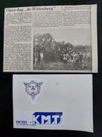 KMT entree kaart Utrecht met krantenartikel., Verzenden, Briefkaart