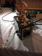 Vintage antieke Box camera lamp meerdere stuks, Ophalen of Verzenden, Gebruikt, Metaal, Minder dan 50 cm