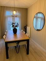 Eettafelset 6 persoons, Huis en Inrichting, Tafels | Eettafels, 100 tot 150 cm, Rond, 200 cm of meer, Ophalen of Verzenden