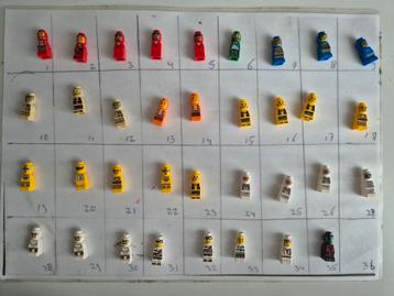 Lego micro poppetjes div games paraoh politie mummy piraat