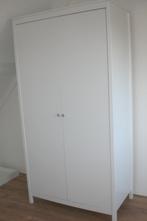 kledingkast wit 2 deurs zgan, Huis en Inrichting, Kasten | Kledingkasten, Ophalen, 100 tot 150 cm, 100 tot 150 cm, Met hangruimte