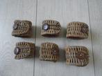 6x Riviera Maison Rattan Servetring Servet Ring ZGAN, Huis en Inrichting, Overige materialen, Verzenden, Overige typen, Zo goed als nieuw