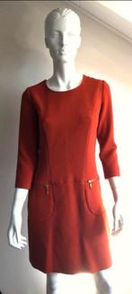 Caroline Biss : Leuke jurk in een warme oranje kleur mt 36, Verzenden, Oranje, Maat 36 (S), Gedragen