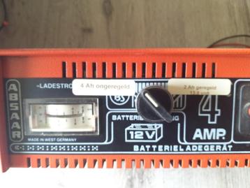 Acculader 4 amp. beschikbaar voor biedingen