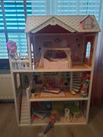 Mooi barbiehuis met barbies dreamtopia en meubels!, Ophalen, Zo goed als nieuw, Poppenhuis