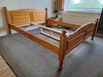 Grenen Queen-size Bed, Huis en Inrichting, Slaapkamer | Bedden, 160 cm, Gebruikt, Eenpersoons, Hout