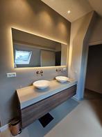 LED (sensor gestuurd) badkamerspiegel 170x76cm - lichte kras, Ophalen, Zo goed als nieuw, Minder dan 25 cm, Minder dan 100 cm