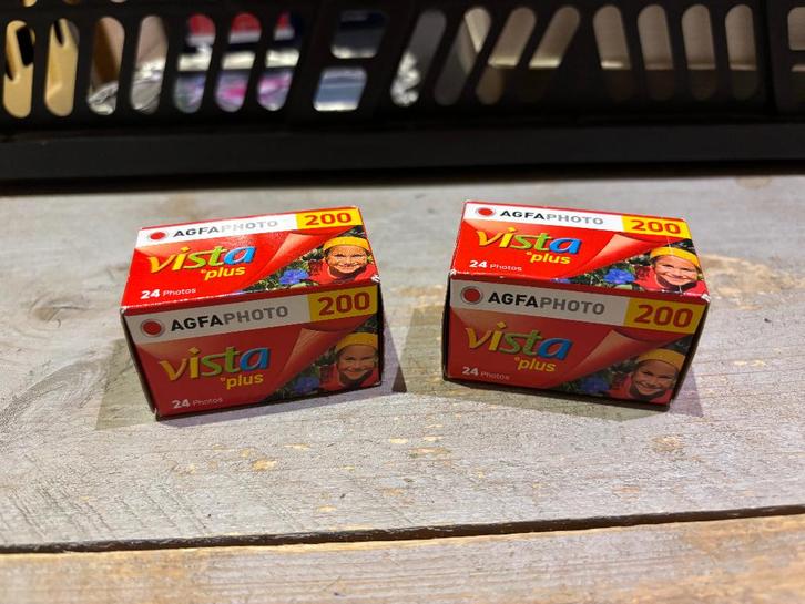 Twee fotorolletjes AgfaPhoto Vista Plus 200, Audio, Tv en Foto, Fotocamera's Analoog, Nieuw, Compact, Overige Merken, Ophalen of Verzenden