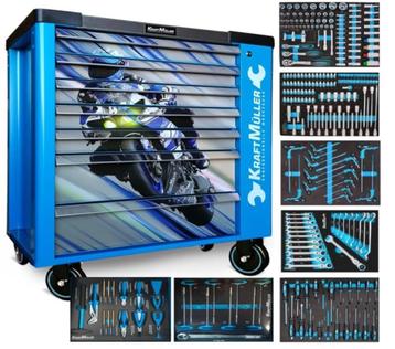 Gereedschapswagen Kraft Müller Pro Racing Blue-Flex Edition beschikbaar voor biedingen