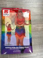 Halloween Party Outfit Rainbow 20's Dames Jurk nieuw small, Ophalen of Verzenden, Nieuw, Maat 36 (S), Halloween