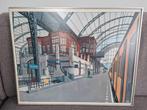 Theo van den Boogaard - Station Haarlem Poster, Antiek en Kunst, Ophalen