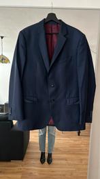 Donkerblauw heren colbert 100% wol (maat 50 / A5), Ophalen of Verzenden, Zo goed als nieuw, Maat 48/50 (M), Blauw