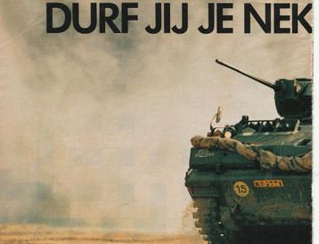 Retro reclame 1991 Koninklijke Landmacht durf jij het? beschikbaar voor biedingen