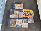 Meerdere legpuzzels Haasteren en puzzelkleed, Hobby en Vrije tijd, Ophalen of Verzenden, 500 t/m 1500 stukjes, Zo goed als nieuw