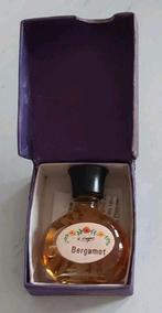 Oud flesje parfumolie Bergamot van R- Expo, Ophalen of Verzenden, Zo goed als nieuw, Miniatuur, Gevuld