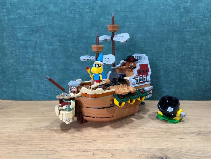 Compleet Lego Super Mario - Bowser's Airship - 71391, Kinderen en Baby's, Speelgoed | Duplo en Lego, Zo goed als nieuw, Lego, Complete set