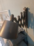 2 dezelfde schaarlampen van ijzer/staal, Ophalen, Gebruikt, Hout