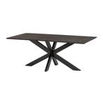 Eettafel zwart mango - Maten 220 / 240 cm vanaf €499.- !