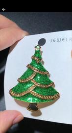 Kerstboom broche, Sieraden, Tassen en Uiterlijk, Broches, Ophalen of Verzenden, Nieuw, Overige materialen