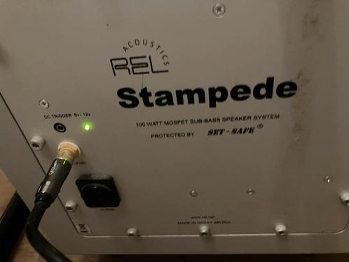 REL Stampede Subwoofer - 100W MOSFET, Audio, Tv en Foto, Luidsprekers, Gebruikt, Subwoofer, 60 tot 120 watt, Overige merken, Ophalen of Verzenden