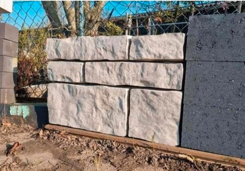 2pak! Eyecatcher bloembak muurblokken stapelblokken s-partij, Tuin en Terras, Bielzen en Borders, Nieuw, Blok, Beton, Minder dan 25 cm
