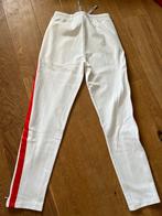 10DAYS Witte Broek met Rode Streep - Maat XS, Kleding | Dames, Wit, Ophalen of Verzenden, Zo goed als nieuw, Maat 34 (XS) of kleiner