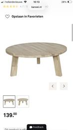 Eiken Salontafel WOOOD Rhonda, Ophalen, Gebruikt, 50 tot 100 cm, 50 tot 100 cm