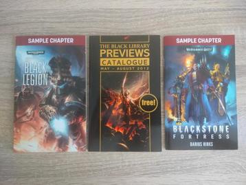 Black Library Samplers / Previews Catalogue, Warhammer beschikbaar voor biedingen