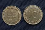 Muntgeld Duitsland 10 Pfennig 1950J, Ophalen of Verzenden, Duitsland, Losse munt
