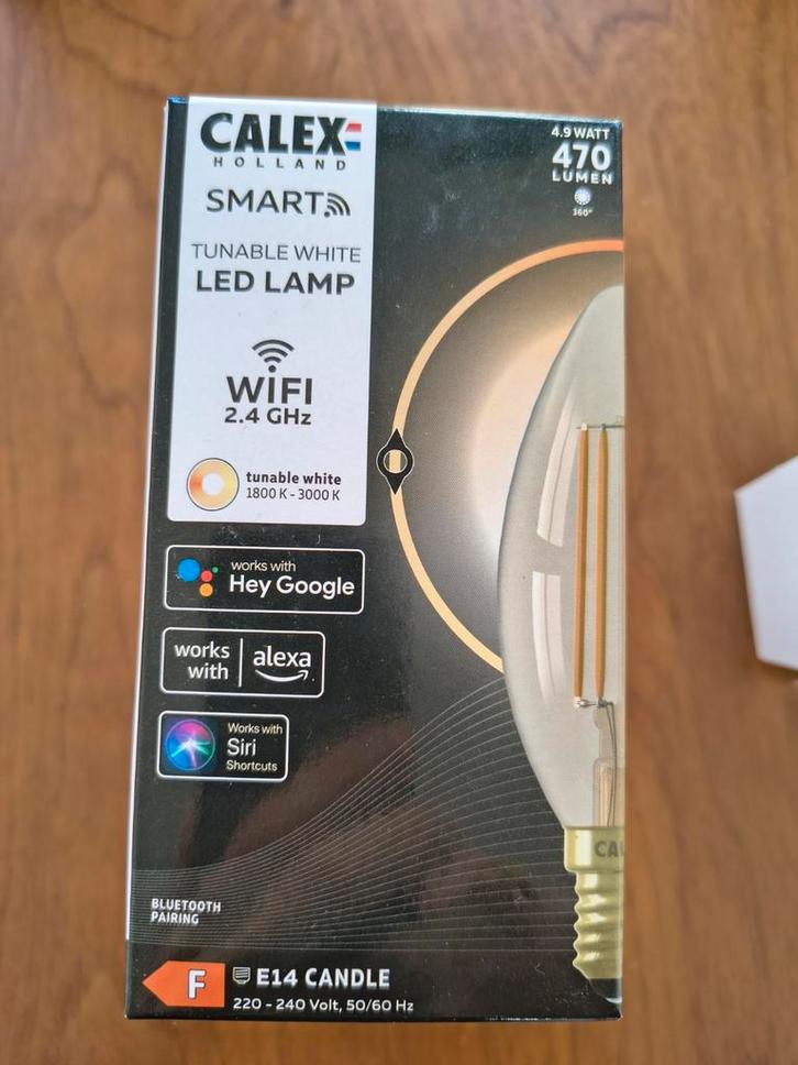 2x Slimme Calex LED Lamp E14 - 1800K-3000K, Huis en Inrichting, Lampen | Losse lampen, Led-lamp, Minder dan 30 watt, E14 (klein)