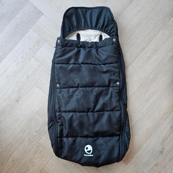 Easywalker Mosey Voetenzak Zwart bijna nieuw, Kinderen en Baby's, Kinderwagens en Combinaties, Zo goed als nieuw, Overige merken