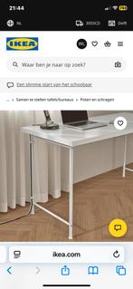Buro ikea lagkapten eikenpattoon en spand poten wit, Huis en Inrichting, Ophalen, Zo goed als nieuw