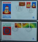 Ned. Antillen 1e dag envelop E128 t/m E136a, uit jaar 1980., Postzegels en Munten, Postzegels | Eerstedagenveloppen, Ophalen of Verzenden