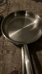 3 pannen tgf the good food factory, Huis en Inrichting, Keuken | Potten en Pannen, Ophalen of Verzenden, Zo goed als nieuw, Rvs